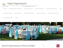Tablet Screenshot of hayatorganizasyon.com